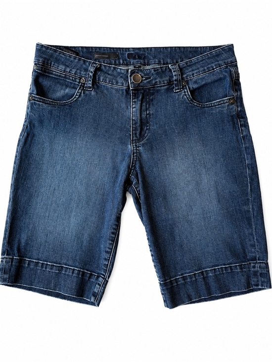 Kut from the Kloth Pants - KUT From The Kloth Natalie Bermuda Shorts Sz 10 Dark Wash Denim Mid Rise